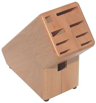 Blok noża Contacto wykonany z drewna bukowego, 3660/009