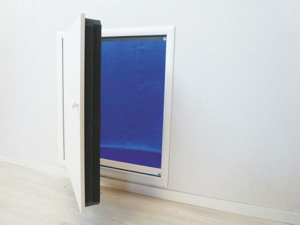 Wellhöfer kniehoge deur met thermische beveiliging 4D, muuropening 60 x 80 cm, 441