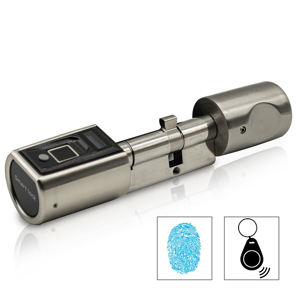 SOREX FLEX Fingerprint & RFID cylinder (justerbar længde), MD405000