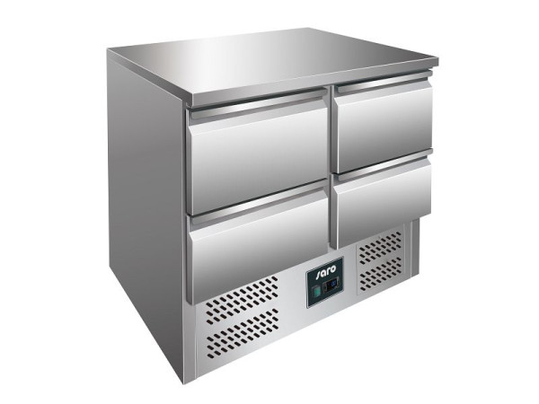 Mesa de refrigeração Saro com gavetas modelo VIVIA S 901 S/S TOP - 4 x 1/2 GN, 323-1009