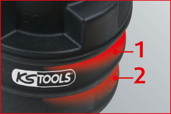 KS Tools Adaptor de intrare în 2 trepte, 31x38 mm, 150.2521