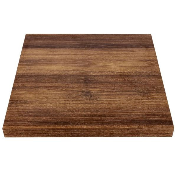 Τραπέζι μπολερό τετράγωνο ρουστίκ δρυς 70cm, GR330