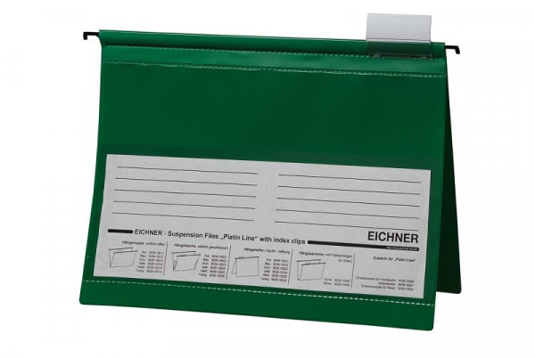 Eichner Platin Line hangmap van PVC, groen, VE: 10 stuks, 9039-10033