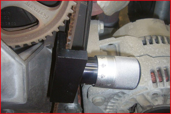 Testador de tensão da correia dentada KS Tools, 100 mm, 150.3015