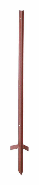 Patura hoekstalen paal, 2 mm dik, gelakt, 1,15 m, met opstapje (10 stuks / pak), 107010