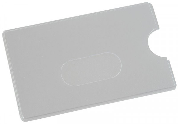 Eichner creditcardhoes van PVC-folie, harde kaft, met duim en gleuf uitgestanst, VE: 10 stuks, 9707-00161