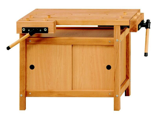 ANKE-työpöydät työpöytä sis. jalanjatkeen; 920x540x640/740mm; Kaikkien holkkien jänneväli 115 mm; 1 sarja (8 kpl) puisia penkkikoukkuja, pyöreä, 800.058