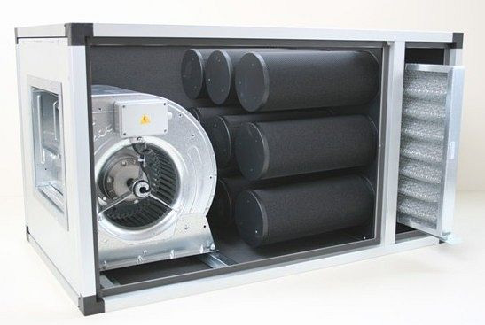 AIRFAN filtrační jednotka pro odstranění zápachu a filtraci organických látek, 100 kg, CCAM115