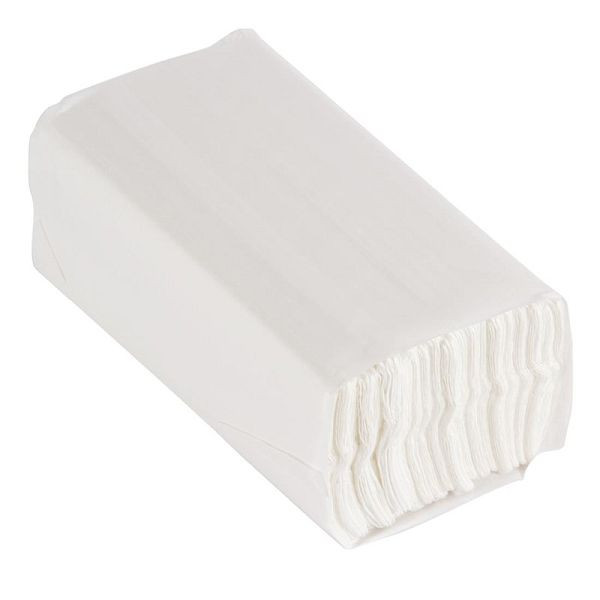 Jantex C-taitettavat pyyhkeet valkoiset 2-kerroksiset, PU: 2400 kpl, CF796
