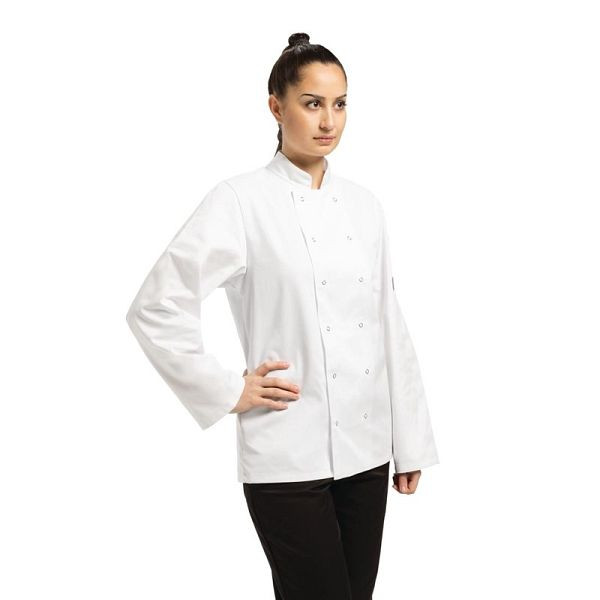 Jachetă de bucătar Whites Vegas mâneci lungi alb L, A134-L