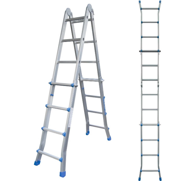ALDORR Home 4×4 telescopische multifunctionele ladder 4 meter, 4042