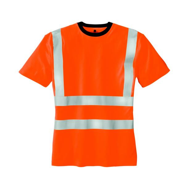 T-shirt υψηλής ορατότητας teXXor HOOGE, μέγεθος: L, χρώμα: έντονο πορτοκαλί, συσκευασία 20, 7009-L