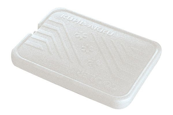 APS koldpakning, 25 x 19 cm, højde: 2,5 cm, polyethylen, hvid, fyldt med kølervæske, 10791