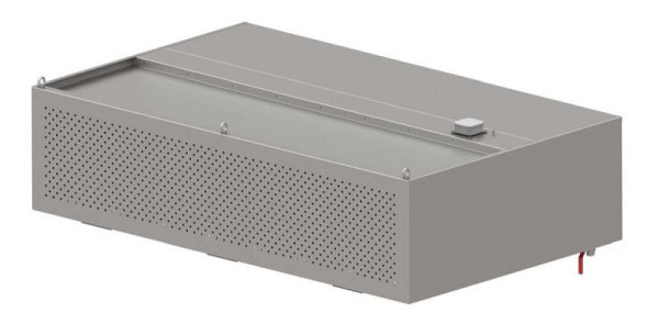 Coifa de parede com compensação Stalgast "Expert Line", 1200x900x450 mm, forma de caixa com filtro ciclone/labirinto LC2 tipo A, WH12914