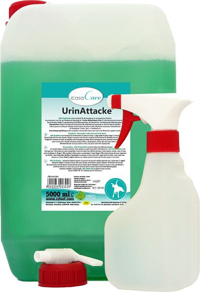 cdVet casaCare Urine Attack κάνιστρο με φιάλη ψεκασμού 5 L, 302