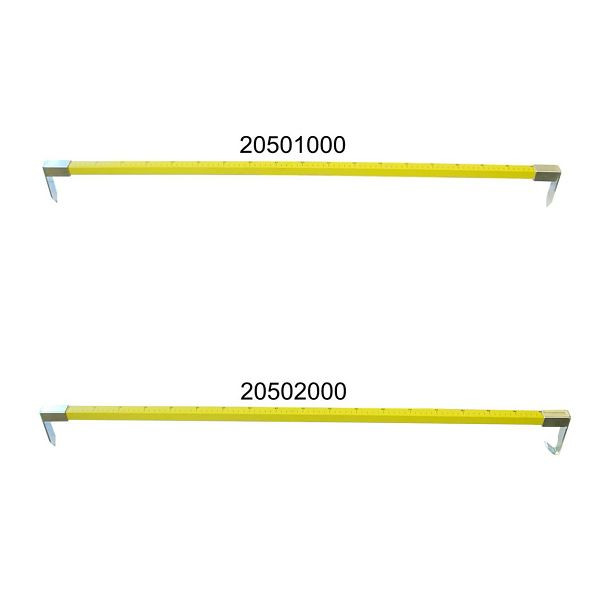 Bastão de corte NESTLE, bastão medidor de marcação, 100cm, madeira, 20x20mm, versão leve, 20502000