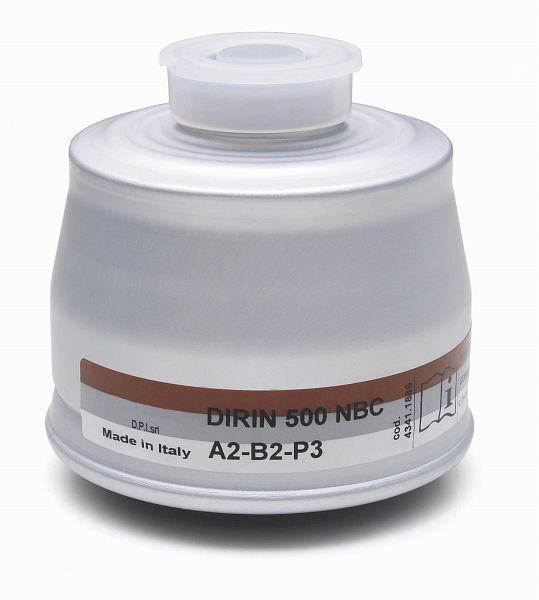 Wielozakresowy filtr kombinowany EKASTU Safety DIRIN 500 A2B2-P3R D NBC, 422609