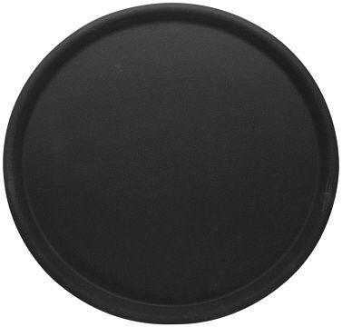 Taca okrągła Contacto, 43 cm, czarna antypoślizgowa, 5305/431