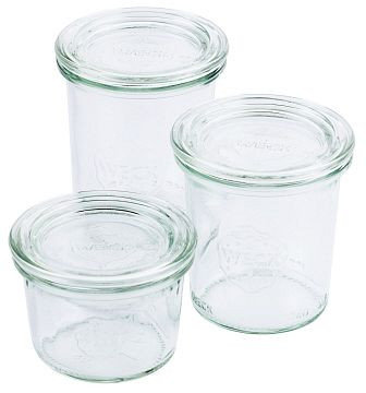 Contacto Weck glazen pot 35 ml met deksel RR40, verpakking van 24, 2707/035