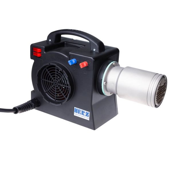 Herz varmluftpistol Compact 230 VAC 3,7 kW 50/60 Hz med potentiometer til opvarmning og luftmængde, 5102581