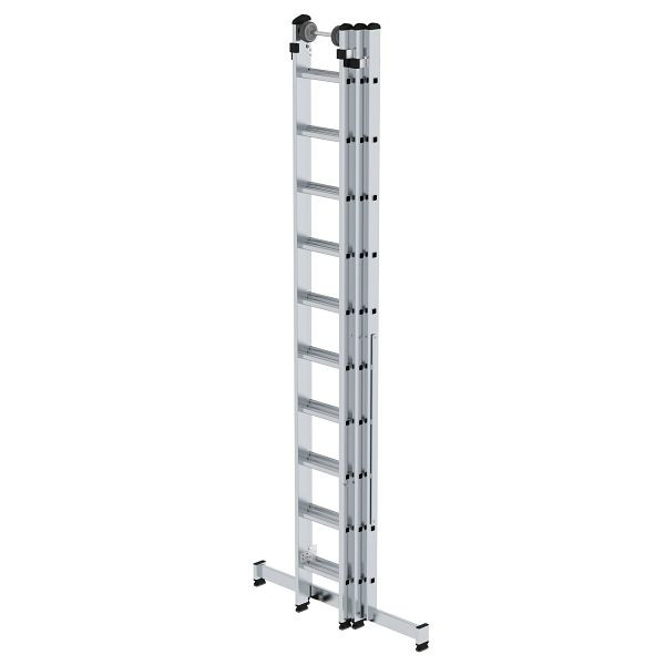 Munk Günzburger Steigtechnik multifunctionele ladder 3-delig met nivello® traverse 3x10 sporten, 033310