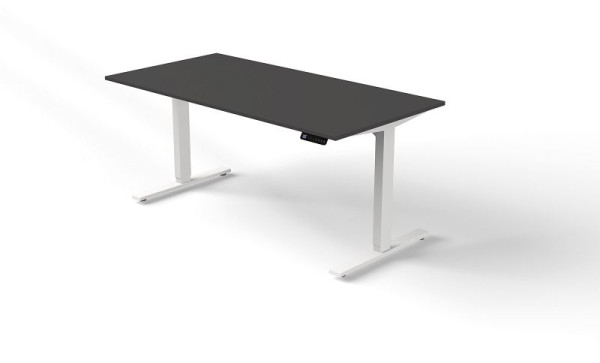 Stół do siedzenia/stoi Kerkmann szer. 1600 x gł. 800 mm, elektrycznie regulowana wysokość od 720-1200 mm, ruch 3, antracyt, 10380713