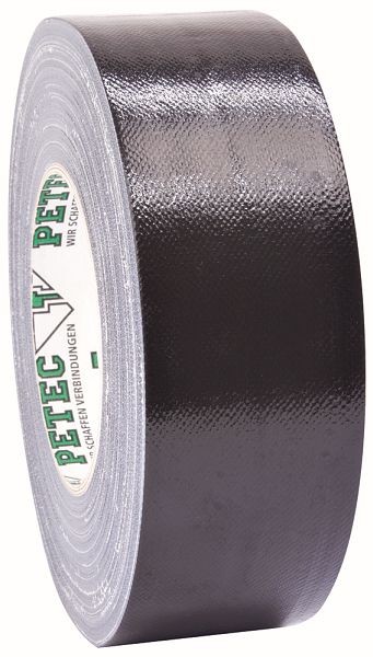 Petec Power Tape/gepantserde tape, zwart, 50mm x 50 m, VE: 6 stuks, 86150