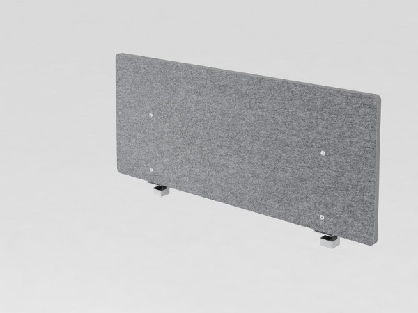 Hammerbacher akustisk skillevæg 120 cm, gråmeleret, 119,5x2,7/5x50 cm (BxDxH), VARW12/5