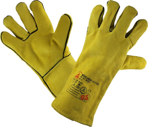 Hase Safety MÜHLHEIM-I-SUPER, rękawice ochronne dla spawaczy, rozmiar: 10, opakowanie jednostkowe: 6 par, 301010-10