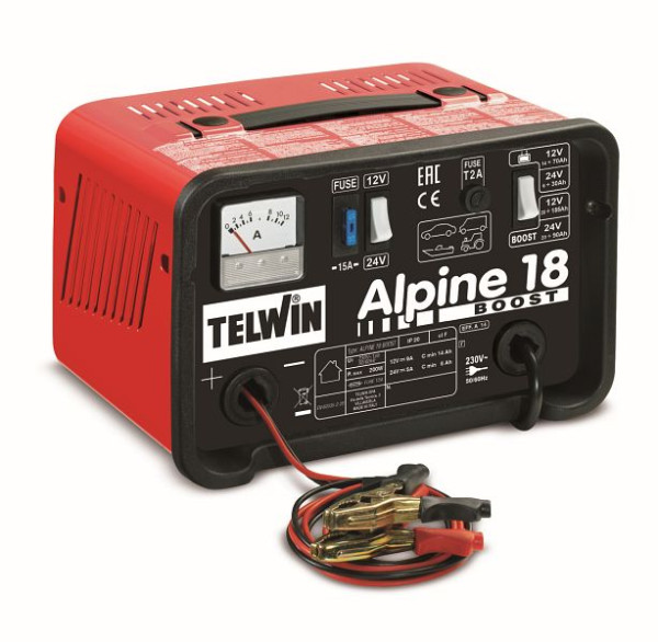 Telwin ALPINE 30 BOOST acculader, 230V 12-24V, 807547