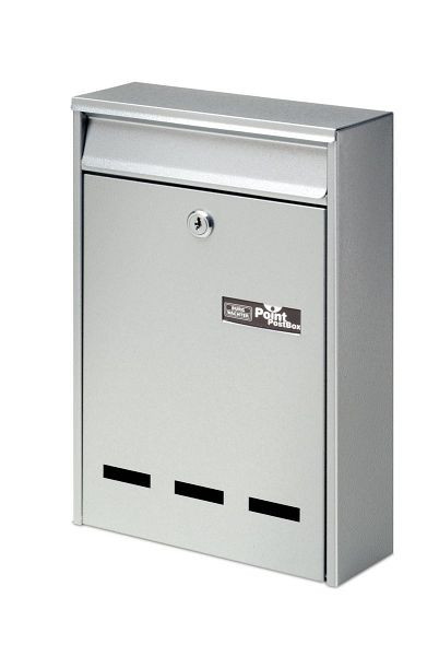 BURG-WÄCHTER dopisní schránka Pocket 5871 SI, 2 x klíče, VxŠxH (vnější): 315 x 215 x 75 mm, stříbrná, 61020