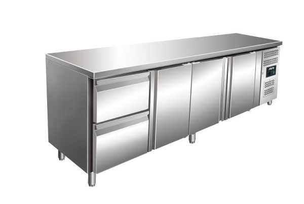 Stół chłodniczy Saro z zestawem 2 szuflad model KYLJA 4110 TN, 323-10721