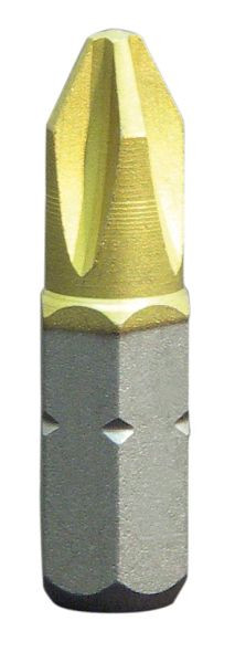 Projahn 1/4" Bit TIN Pozidriv L25 mm No. 1, 3711