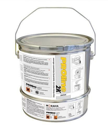DENIOS PROline-paint 2K halcoating, 5 liter voor ca. 20-25 m², zilvergrijs, VE: 5 liter, 233-411