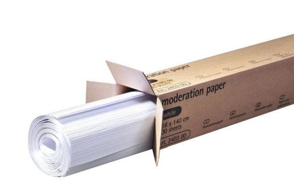 Hârtie de prezentare Legamaster, 100 bucăți per cutie, alb, 80 g/m², 116 x 140 cm, 7-240300