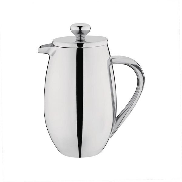 Olympia Rounded Insolated French Press Inox 35cl, W836
