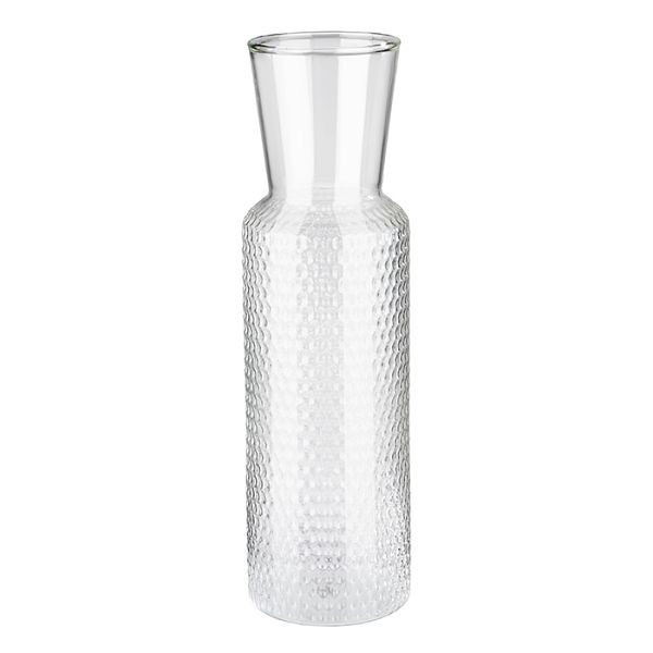Jarra de vidro APS -DOTS-, Ø 8 cm, altura: 27 cm, 0,9 litros, vidro, tampa de cortiça, 10739