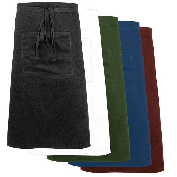 Avental bistrô Nino Cucino com bolso, preto, comprimento 70 cm, HB2109700