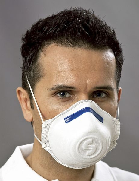Máscara respiratória EKASTU Safety Mandil FFP2, PU: 12 peças, 411181