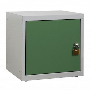 Bezpečnostní skříň ADB, rozměry korpusu dxšxv 400x400x400 mm, barva korpusu: šedá / zelená, RAL 7035/6011, 41211