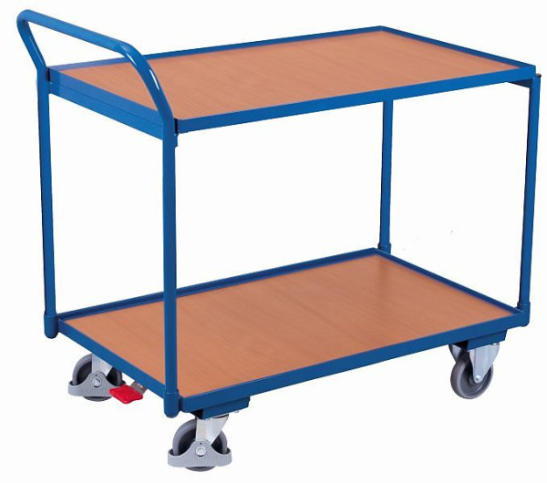 VARIOfit tafelwagen met 2 laadvlakken, buitenafmetingen: 975 x 525 x 1.010 mm (BxDxH), sw-500.500