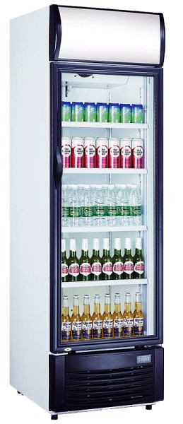 Chladnička na nápoje Saro s reklamní tabulí model GTK 382, 437-1013