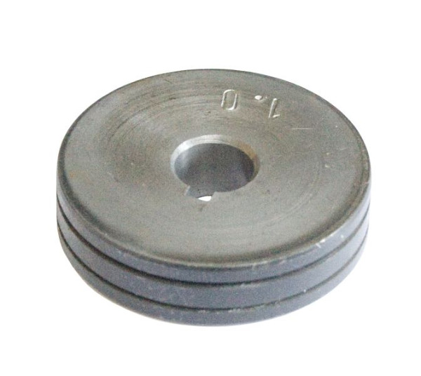 ELMAG invoerrol 0, 6/0,8 mm, EM201/211 (buiten-Ø 40 mm/binnen-Ø 10 mm, 10 mm breed) voor Fe/CrNi/Al, TS, voor EUROMIG 200, 54703