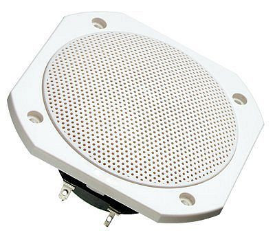 Visaton breedband luidspreker met glasvezel conus, kunststof mand en kunststof rooster FRS 10 WP - 8 Ohm (wit), 2103
