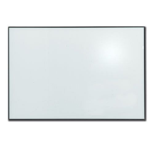 Twinco glazen whiteboard, 900 x 600 mm, zwart frame, 5621-2