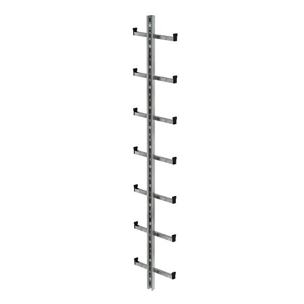 Munk Günzburger Steigtechnik enkelvoudige ladder, staal verzinkt, lengte 1,96 m, 077534