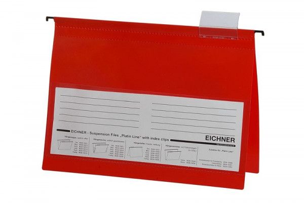 Eichner Platin Line hangmap van PVC, rood, VE: 10 stuks, 9039-10031