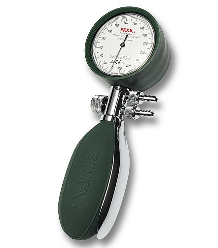 ERKA bloeddrukmeter Ø48mm Klinik (met beschermkap) met manchet Perfect Aneroid Klinik 48, maat: 10-15cm, 215.28482