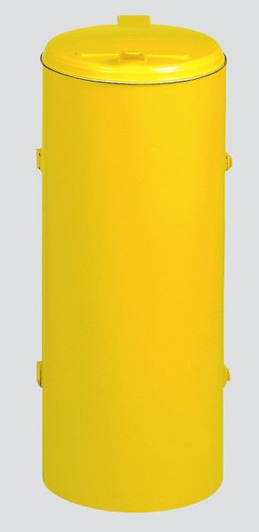 VAR kompakt affaldsopsamler junior med enkeltfløjet dør, gul, 1017