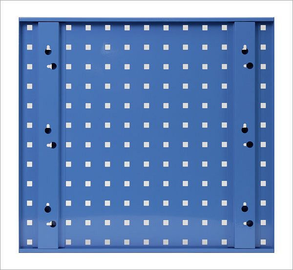 ADB perforeret plade, L 493 x B 456 mm, farve: blå, RAL 5012, 23096